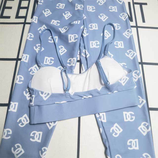 Printed Cami Top Skinny Jogging Suit