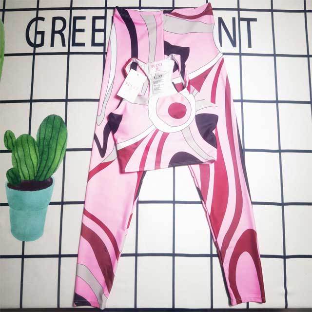 Printed Tank Top Skinny Jogging Suit