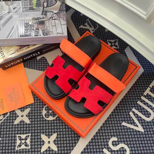 Vintage Style Hollow Out Design Flat Slides
