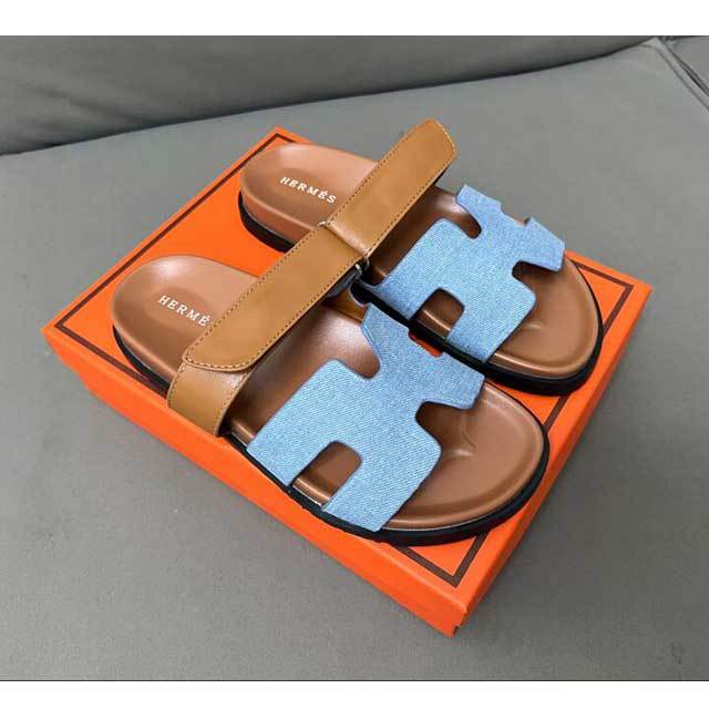 Vintage Style Hollow Out Design Flat Slides