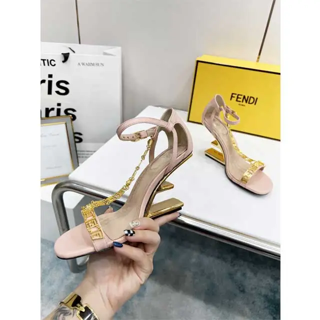 F-Shaped Heel Open Toe Sexy Sandals