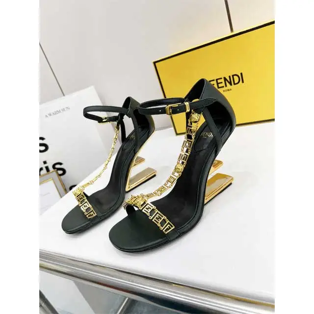 F-Shaped Heel Open Toe Sexy Sandals