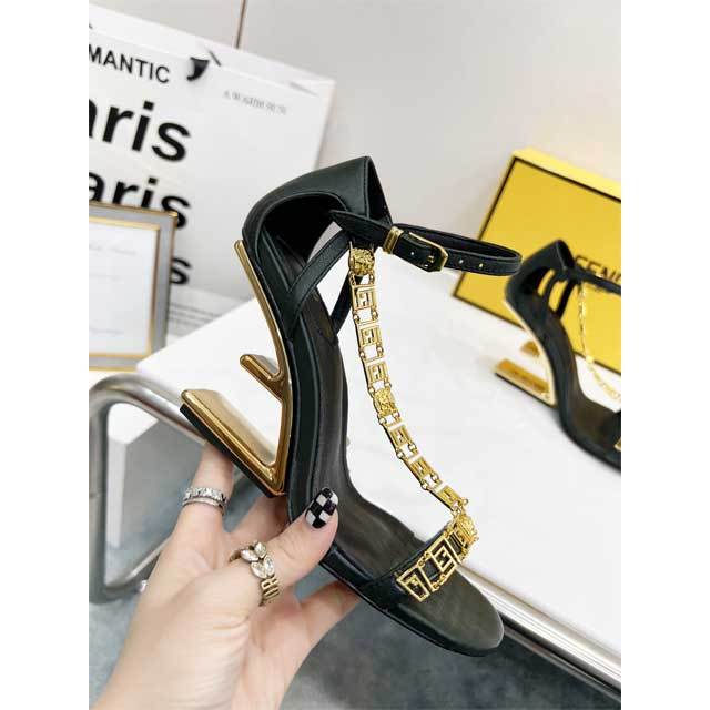F-Shaped Heel Open Toe Sexy Sandals