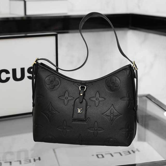 Leather Embossing Underarm Bag