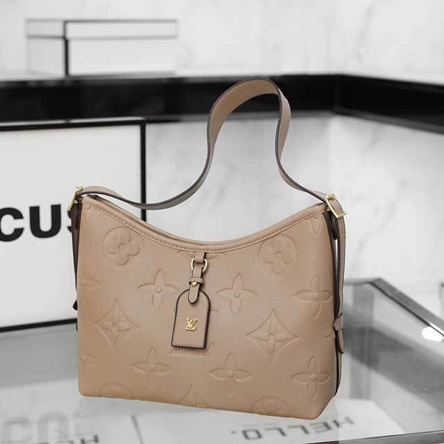 Leather Embossing Underarm Bag