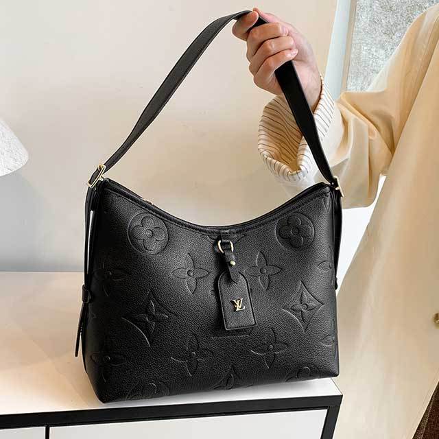 Leather Embossing Underarm Bag