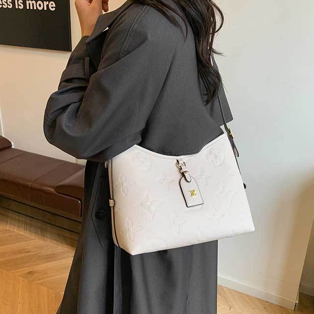 Leather Embossing Underarm Bag