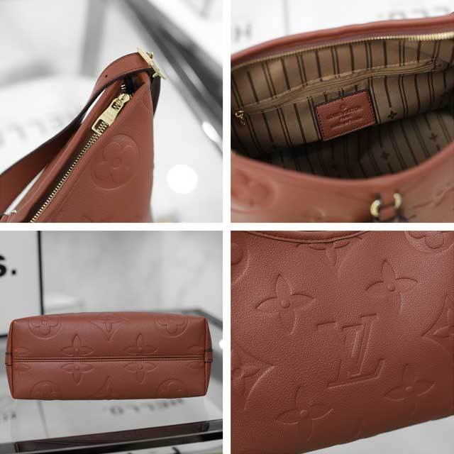 Leather Embossing Underarm Bag