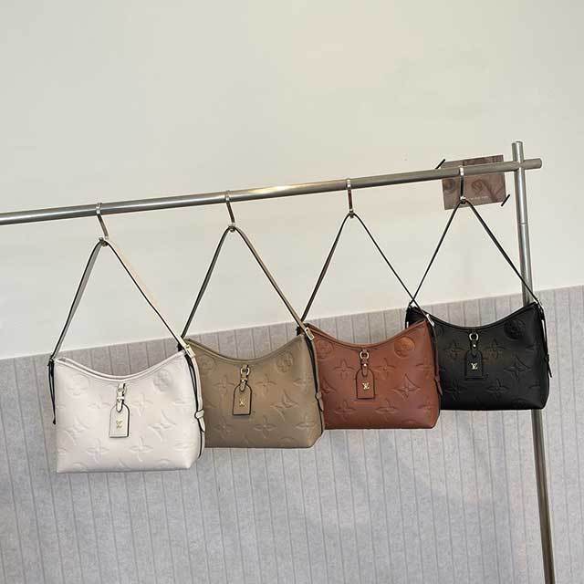 Leather Embossing Underarm Bag