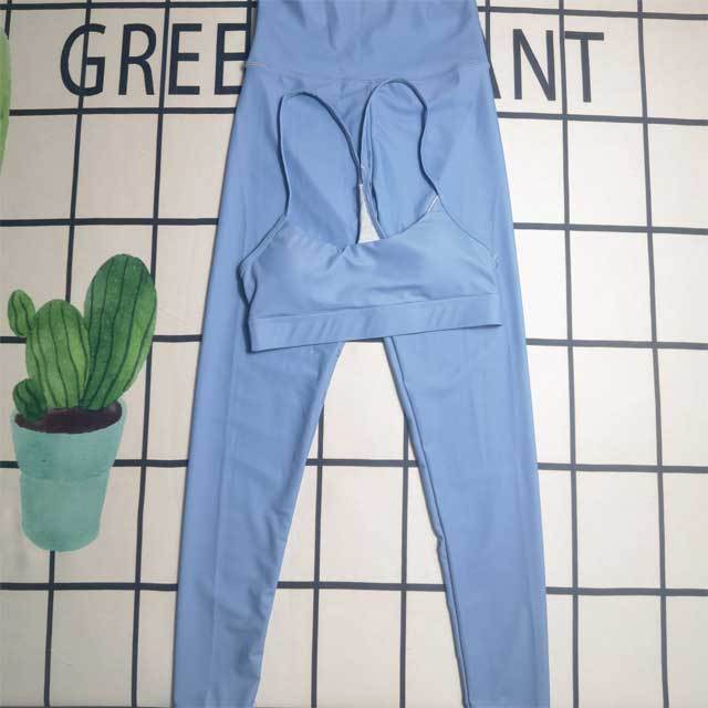 Letter Print Cami Top Skinny Jogging Suit