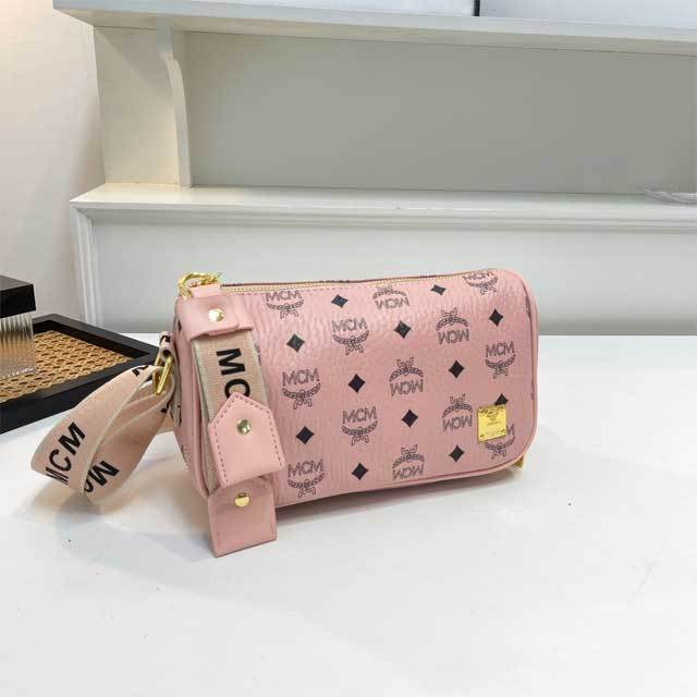 Fashion Print Leather Messenger Bag