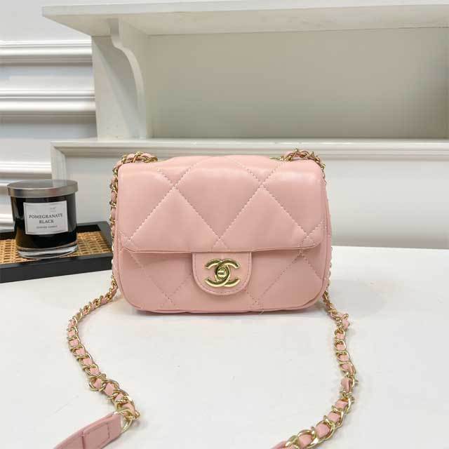 Metal Logo Fashion Messenger Bag