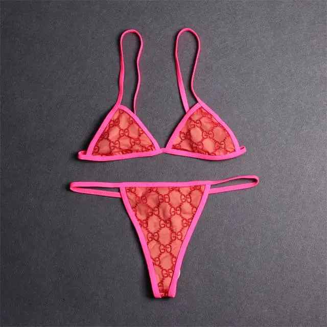 Embroidery Fashion Bikini Set
