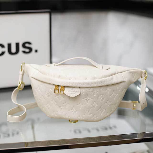 Leather Embossing Women Fanny Pack