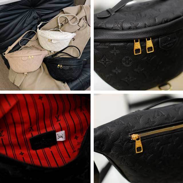 Leather Embossing Women Fanny Pack
