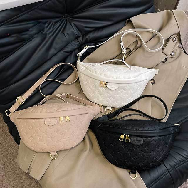 Leather Embossing Women Fanny Pack