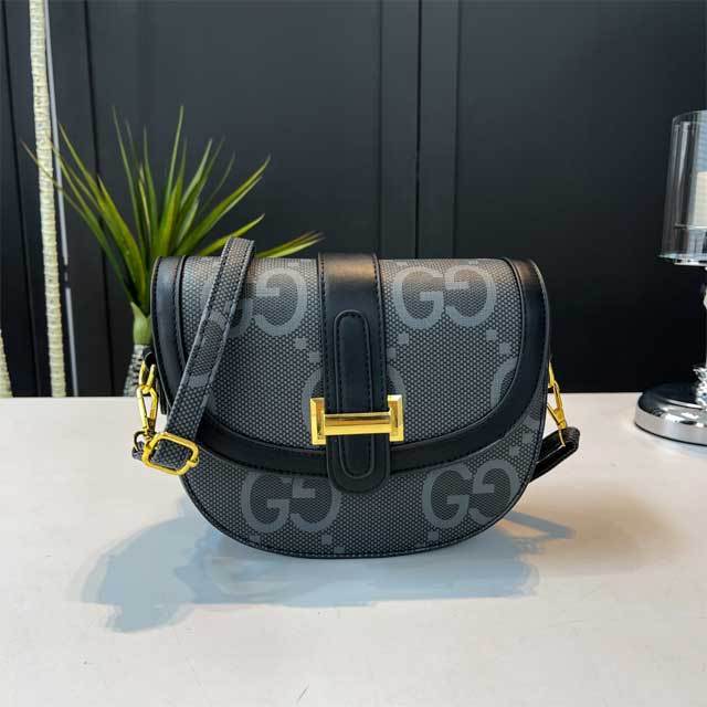 Leather Printed Fashion Messenger Bag
