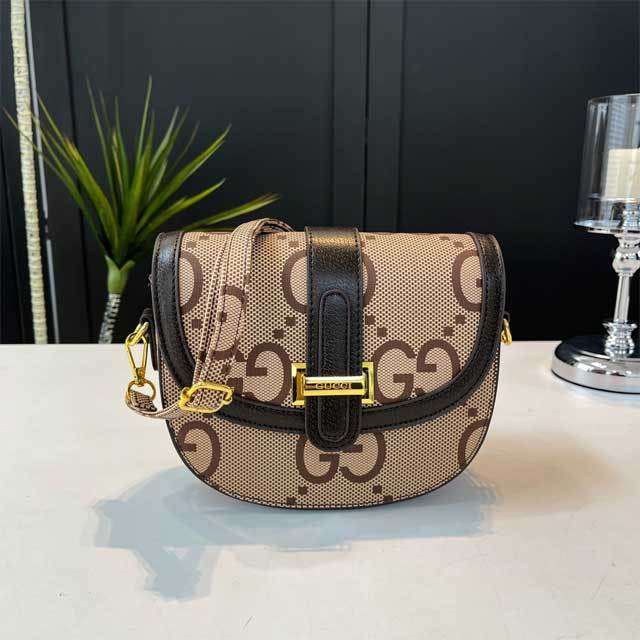 Leather Printed Fashion Messenger Bag