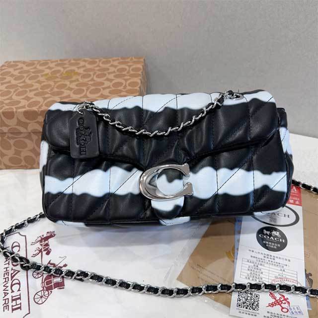 Fashion Design Leather Chained Messenger Bag