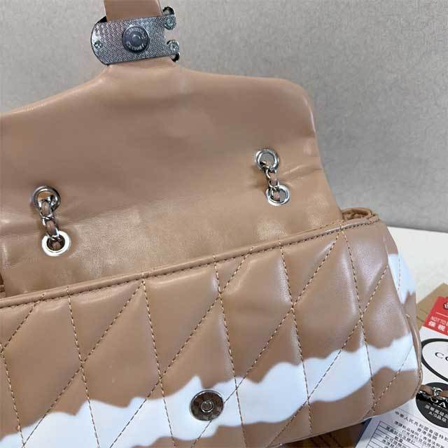Fashion Design Leather Chained Messenger Bag