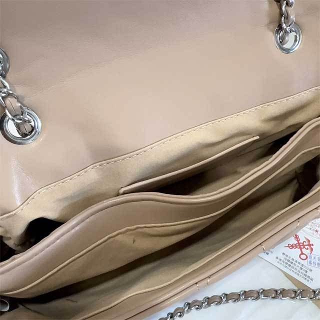 Fashion Design Leather Chained Messenger Bag
