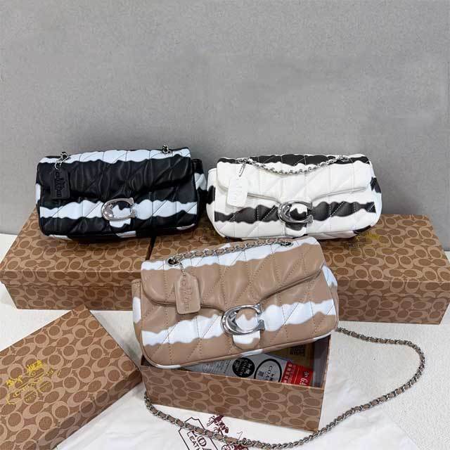 Fashion Design Leather Chained Messenger Bag