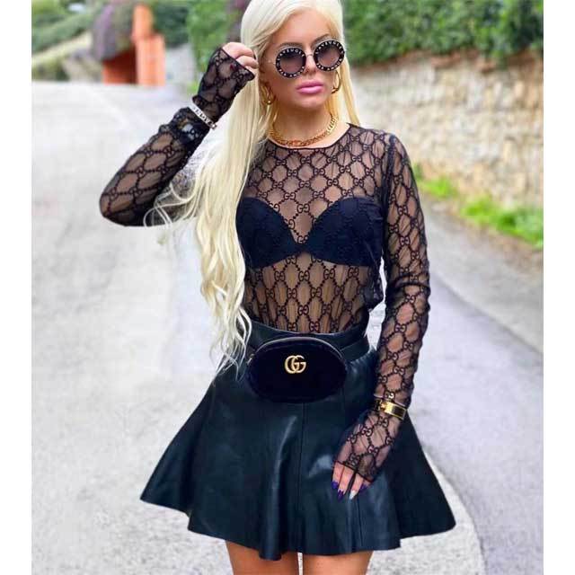 See Through Mesh Dress