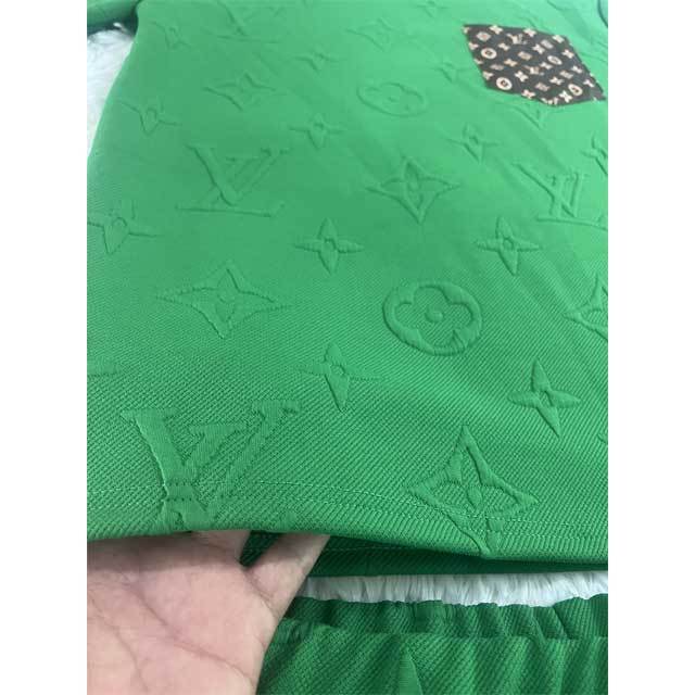 Embossing Fashion Women Short Set
