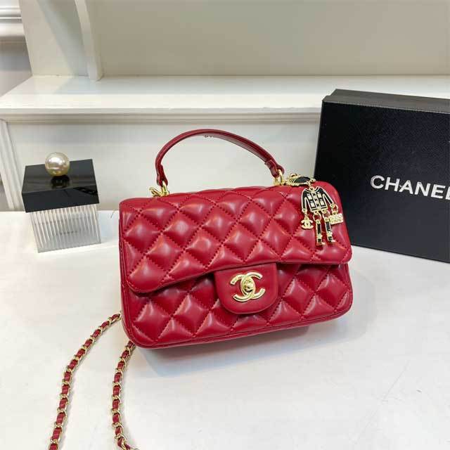 Leather Chained Fashion Messenger Bag