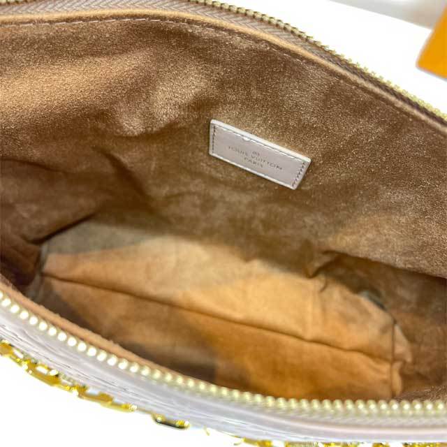 Leather Embossing Crossbody Handbag
