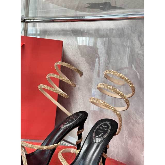 Fashion Rhinestones High Heeled Party Sandals