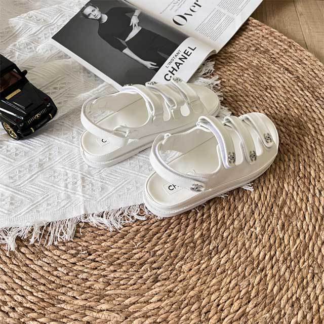 Sexy Velcro Beach Flat Sandals
