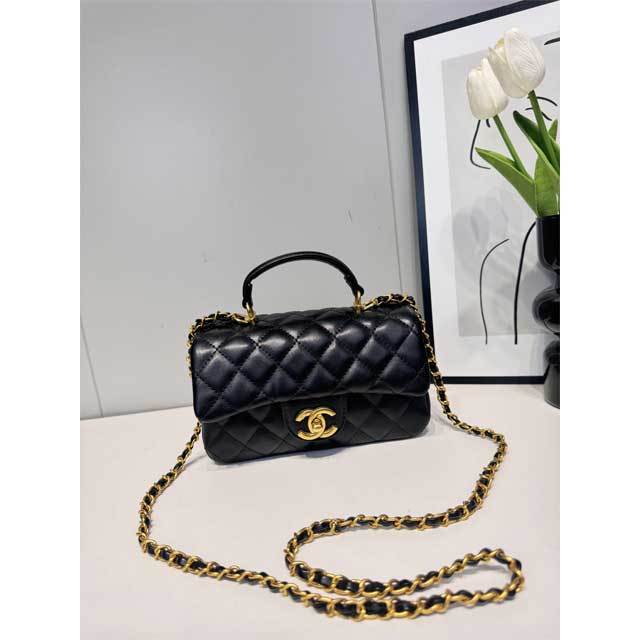 Chained Leather Fashion Women Messenger Bag