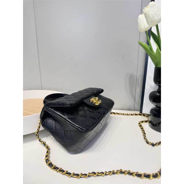 Chained Leather Fashion Women Messenger Bag