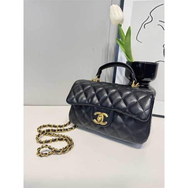 Chained Leather Fashion Women Messenger Bag