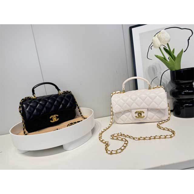Chained Leather Fashion Women Messenger Bag