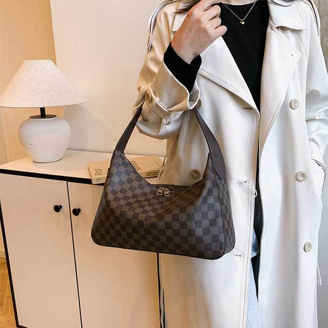 Leather Printed Fashion Underarm Bag