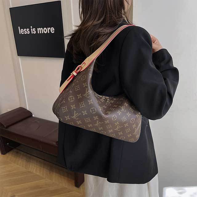 Leather Printed Fashion Underarm Bag