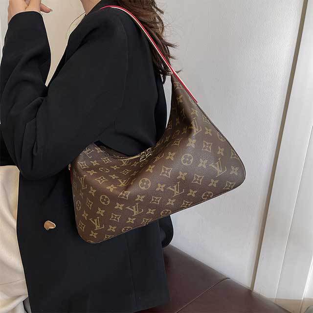 Leather Printed Fashion Underarm Bag