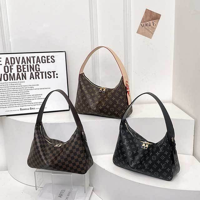 Leather Printed Fashion Underarm Bag