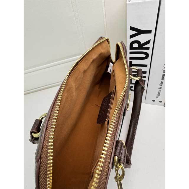 Striped Fashion Leather Crossbody Handbag