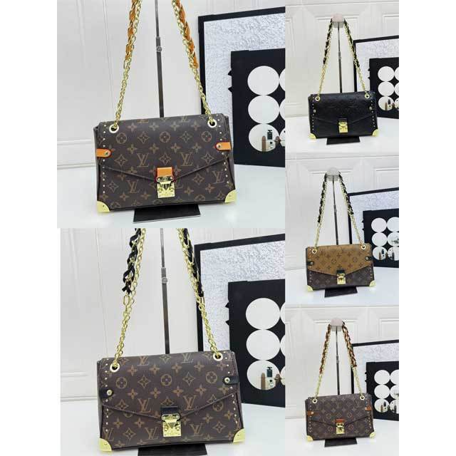 Chained Leather Printed Women Handbag