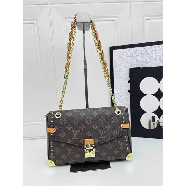 Chained Leather Printed Women Handbag