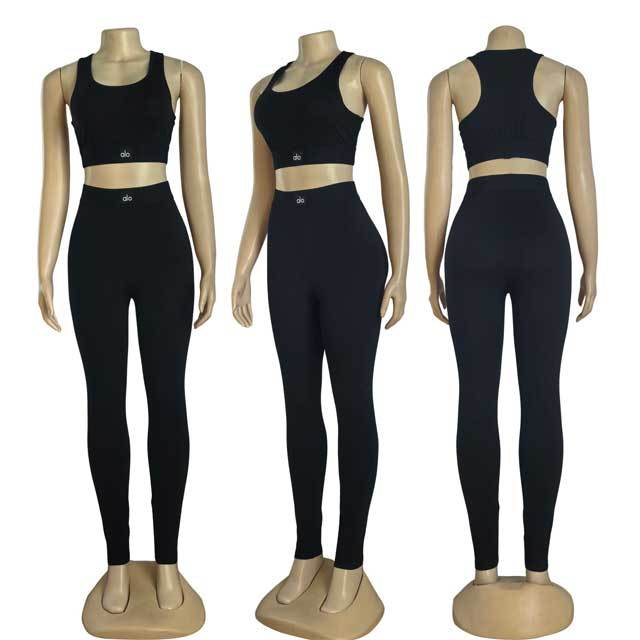 Skinny Tank Top Jogging Pants Set
