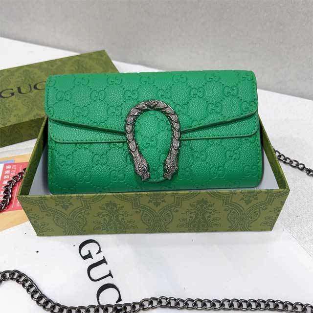 Chained Leather Fashion Women Messenger Bag