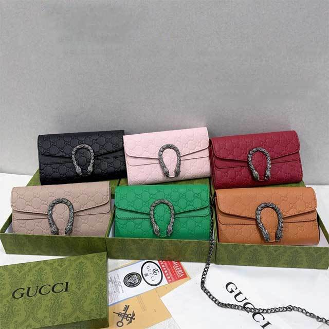 Chained Leather Fashion Women Messenger Bag
