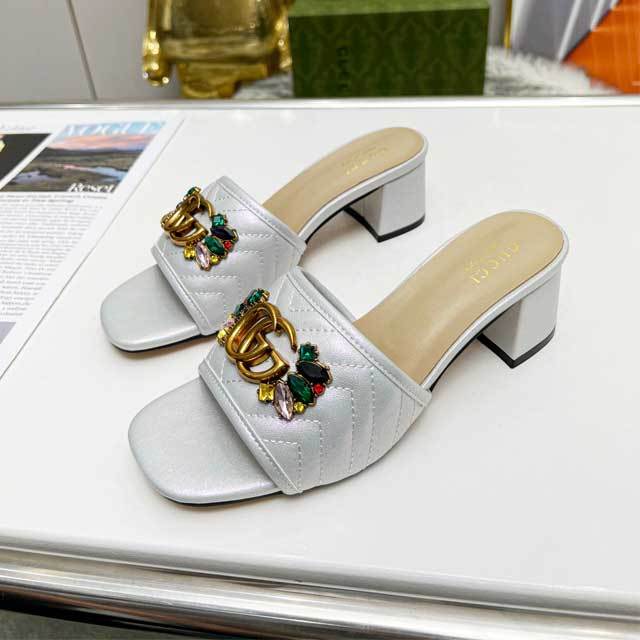 Diamond Fashion Women Chunky Sandals
