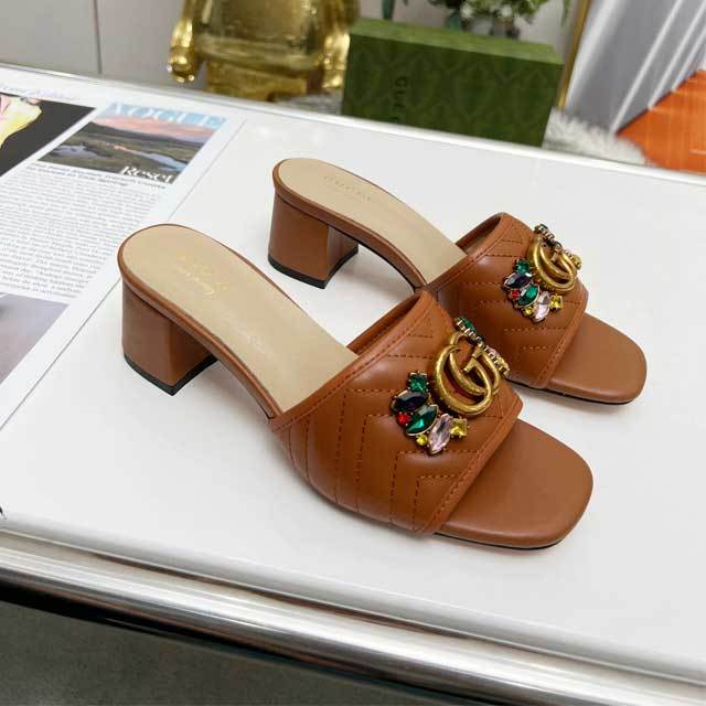 Diamond Fashion Women Chunky Sandals