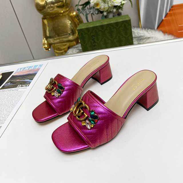 Diamond Fashion Women Chunky Sandals