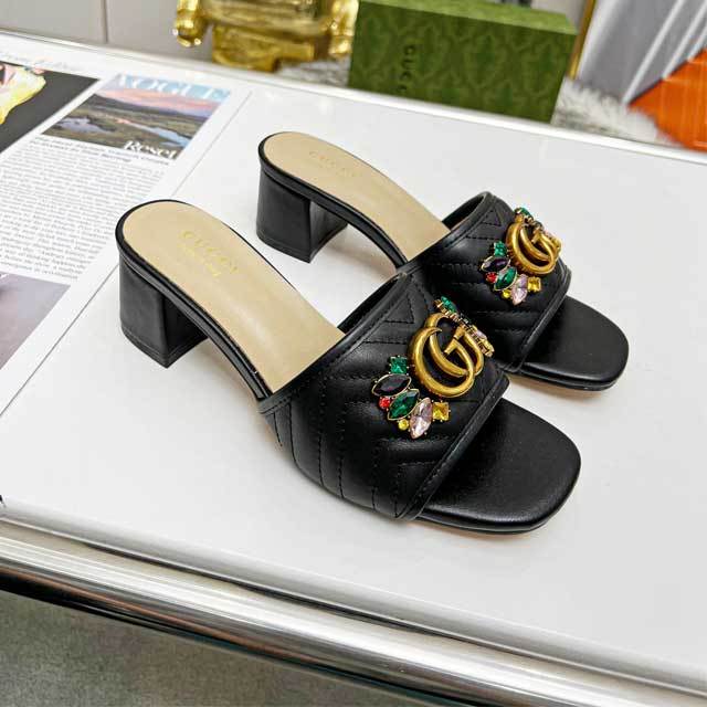 Diamond Fashion Women Chunky Sandals